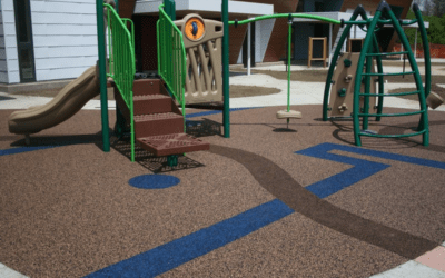 Знакомимся с технологией устройства резинового покрытия детских площадок